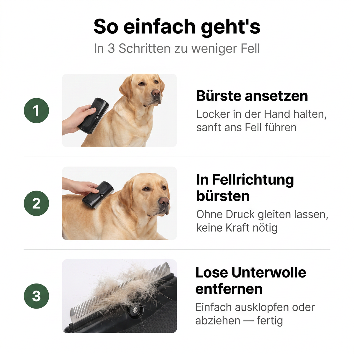 Fellzauber Bürste - Der absolute Bestseller