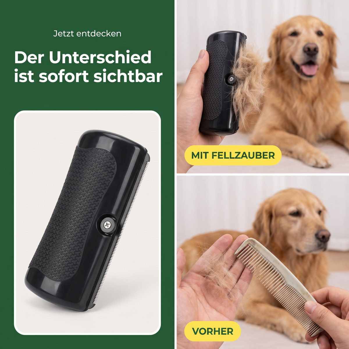 Fellzauber Bürste - Der absolute Bestseller