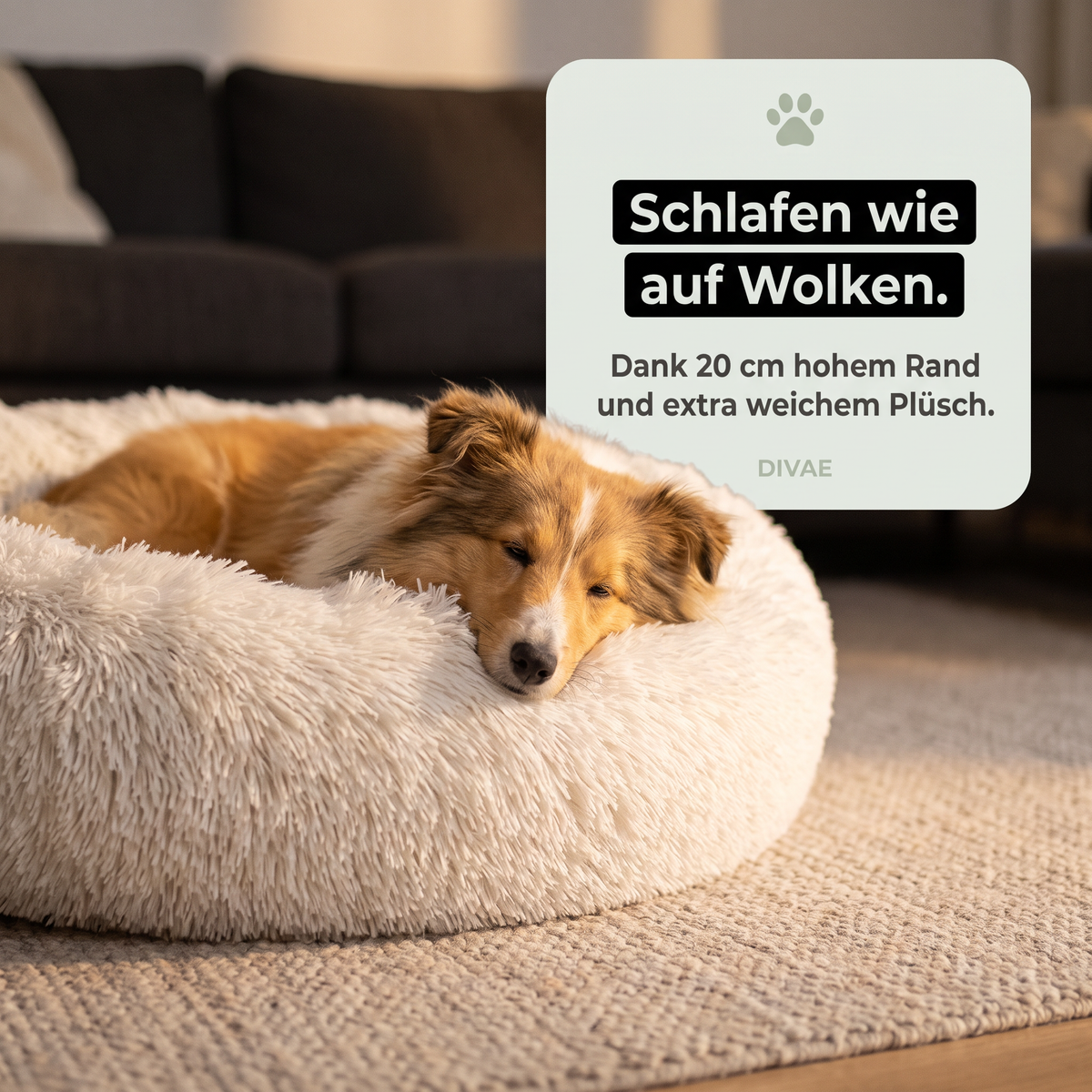 Fluffy Hundebett - das Original