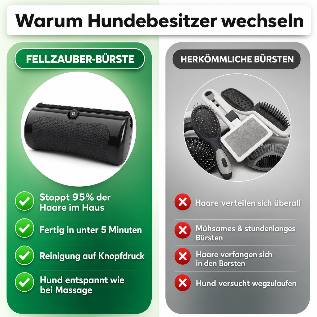Fellzauber Bürste - Der absolute Bestseller